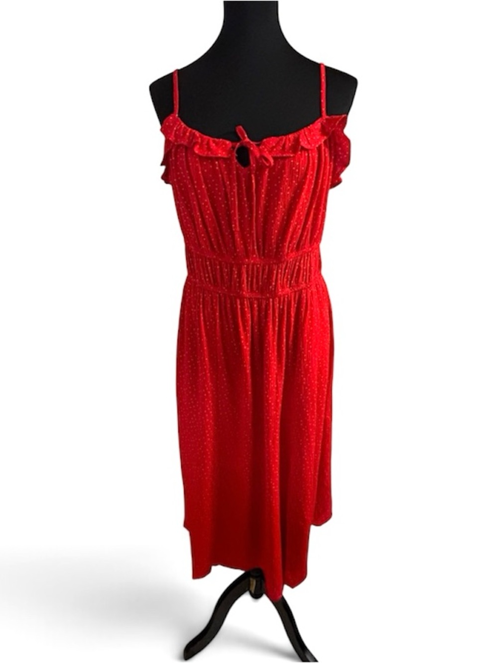 NWT Market & Spruce Polka Dot Maxi Dress